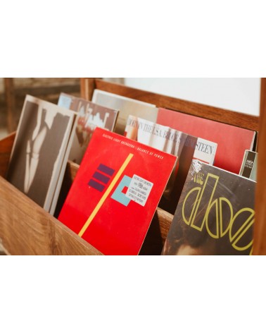 rangement vinyle bois