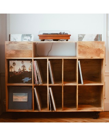 Rangement vinyles : voici 15 meubles malins pour les